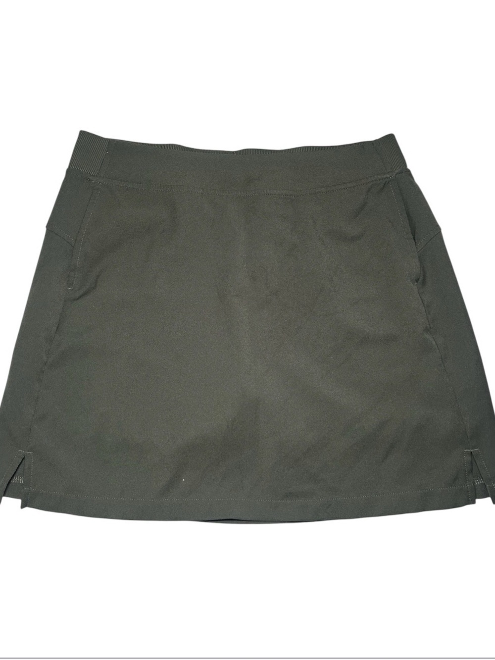 32 Cool Women's Olive Green Skort Skirt Active Comfort Casual Med Tennis Golf